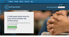 Desktop Screenshot of ourprayercenter.com